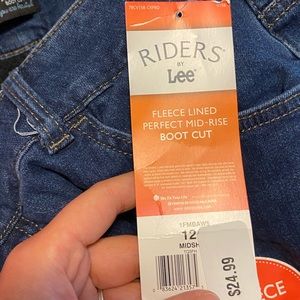 Women’s fleece lines jeans